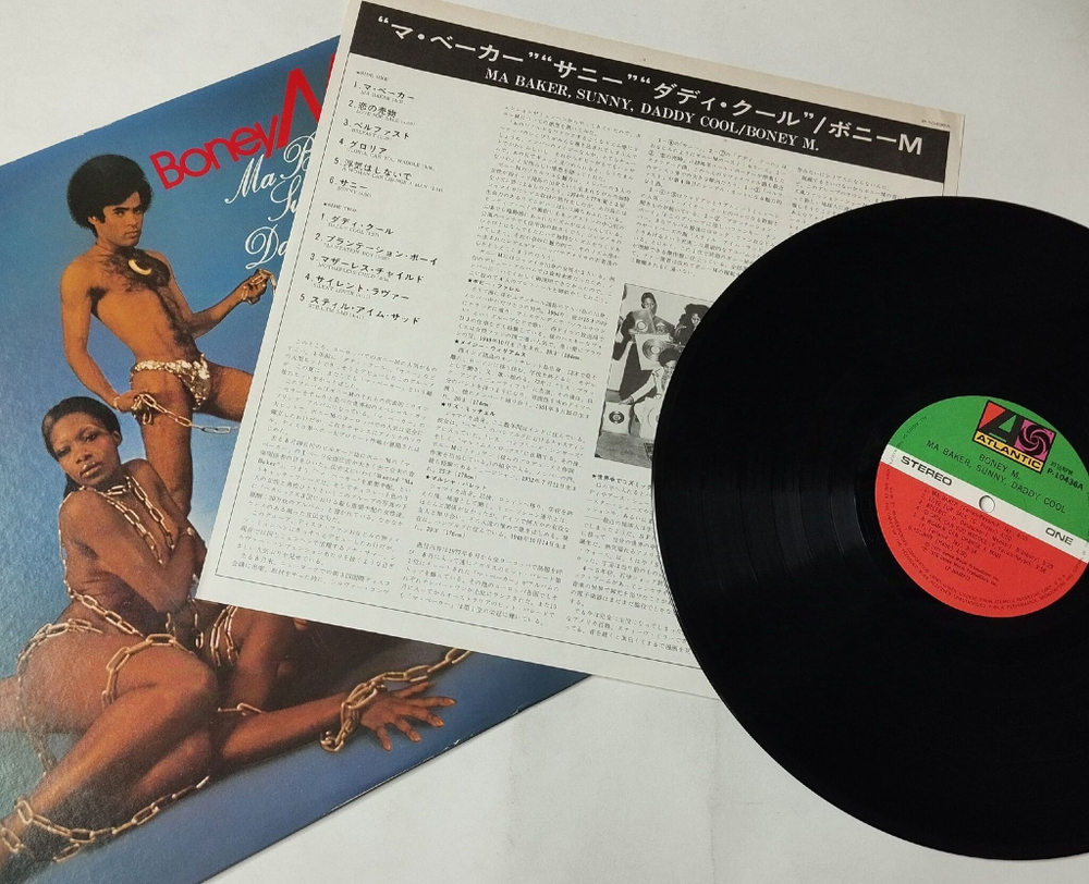 Винтажная виниловая пластинка LP Boney M Ma Baker, Sunny, Daddy Cool (Japan 1977) (No Obi) P-10436A