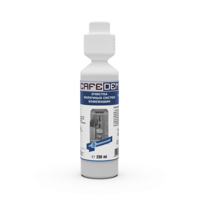 Cafedem M11 жидкое моющее средство серии Алкадем для промывки молочных систем кофемашин, флакон c дозатором 250 мл
