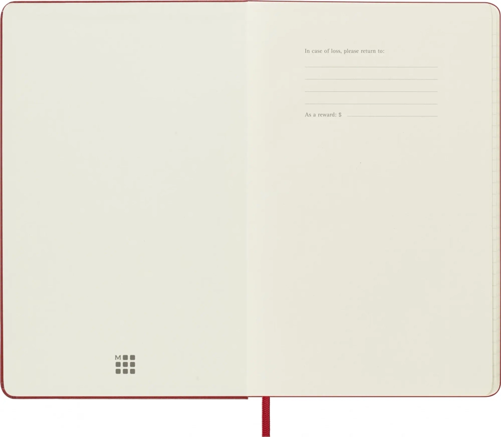 Еженедельник на 2025 год Moleskine Classic WKNT (DHF212WN3) 13х21см твердая обложка красный