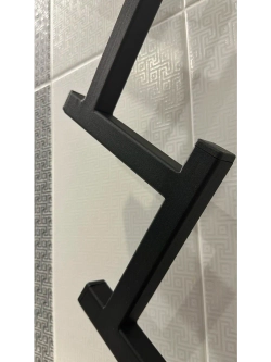 Вешалка настенная для прихожей Елка черная