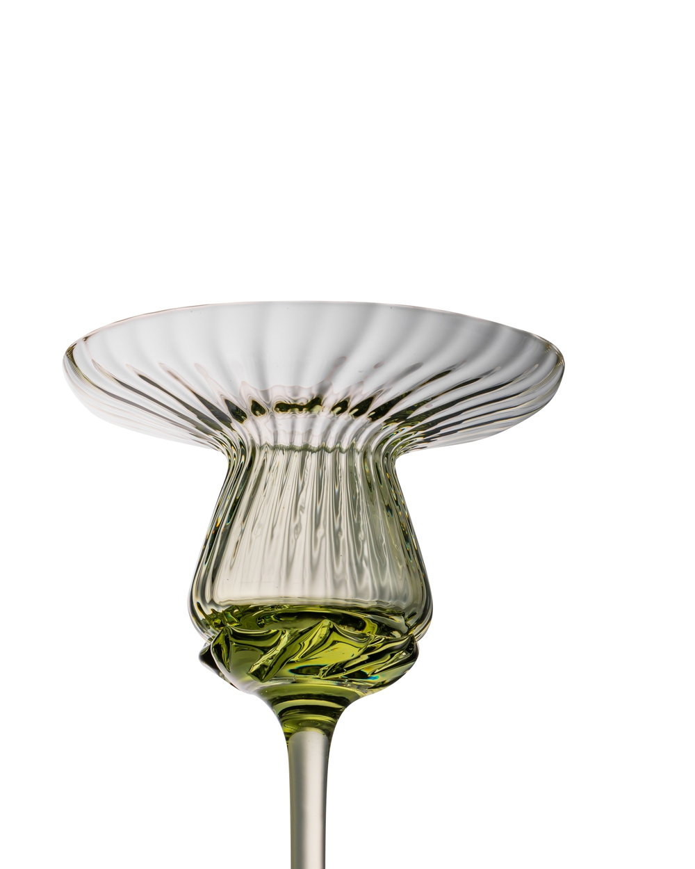 Подсвечник 30 см Anna Von Lipa зеленый