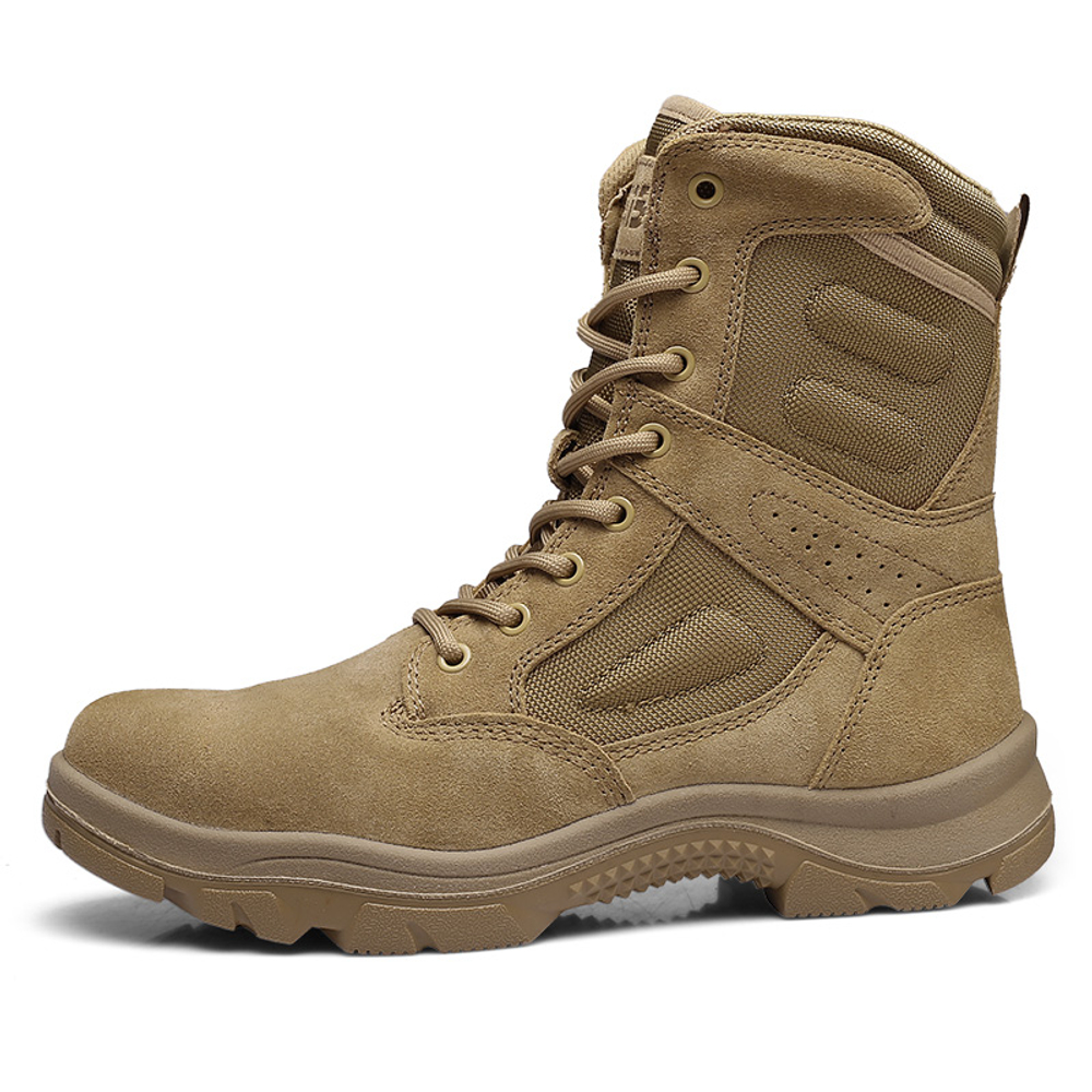 QIANGREN 3515 Combat Boots Men"s Apricot