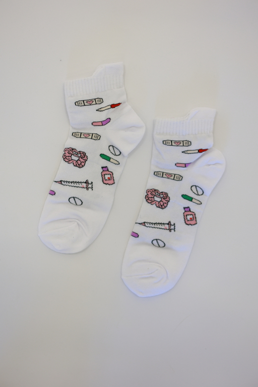 Носки (принт «Медицина»)