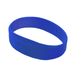 Перезаписываемый RFID браслет T5577 “OFFICE TEMIC” СИНИЙ, без застежки