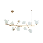 Подвесная люстра Freya FLATY FR5374PL-10BS