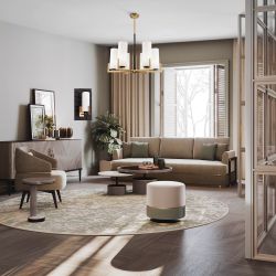 Люстра на штанге Maytoni Fortano MOD089PL-06BS