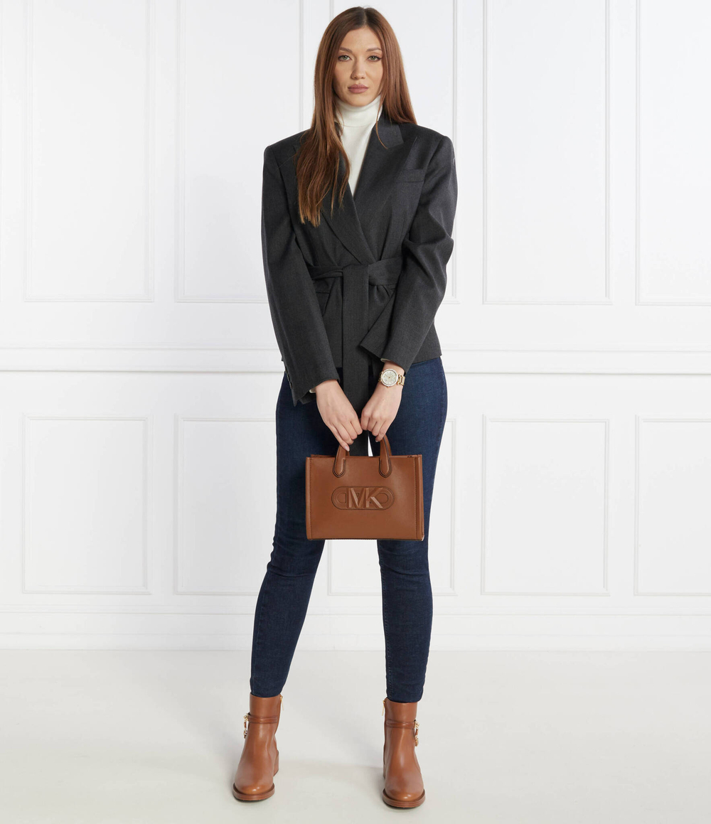 Кожаная сумка-трапеция Michael Kors - коричневый(30H3G3GM5I)