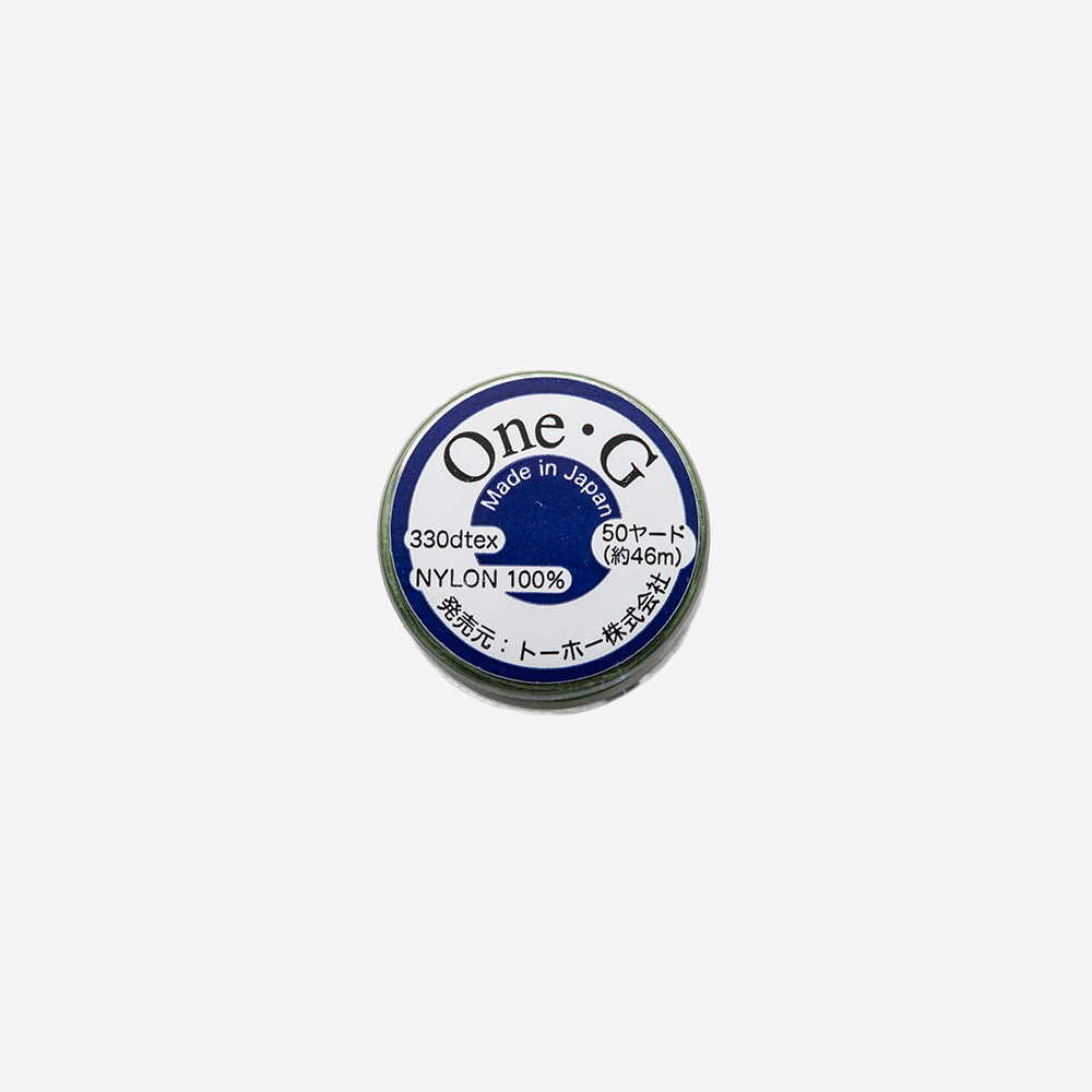 Нить для бисера TOHO One G, оттенок PT-12 (зеленый)