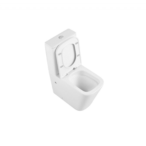 Унитаз ABBER Rechteck AC1210T компакт белый, безободковый, смыв торнадо