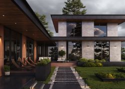 Уличный настенный светодиодный светильник Maytoni Sleek O477WL-L2GF3K