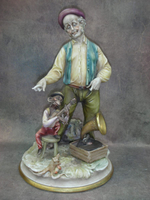 Статуэтка. Фарфор. Музыканты. Capodimonte. Италия