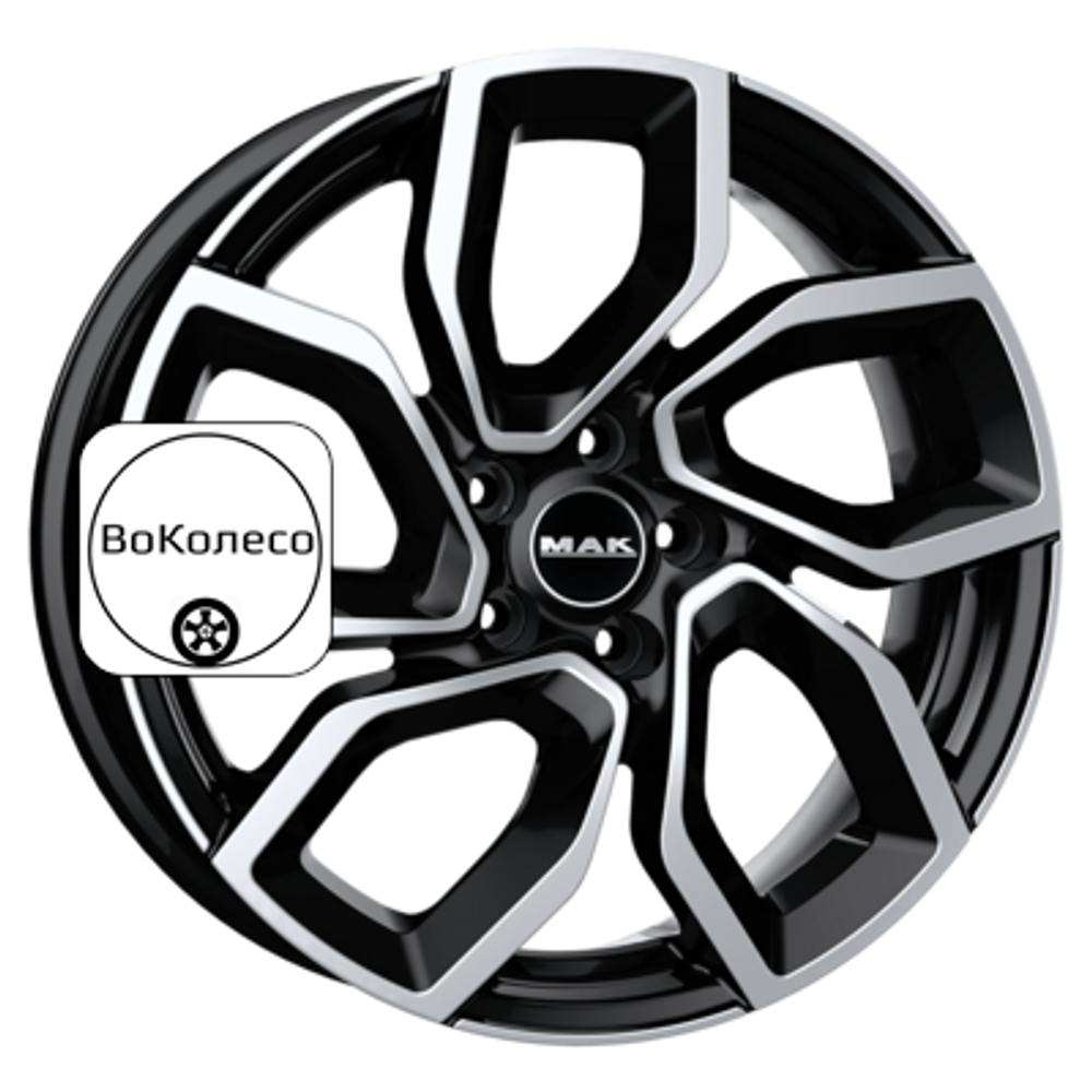 7,5x18/5x108 ET45 D65,1 Apollo Black mirror MAK