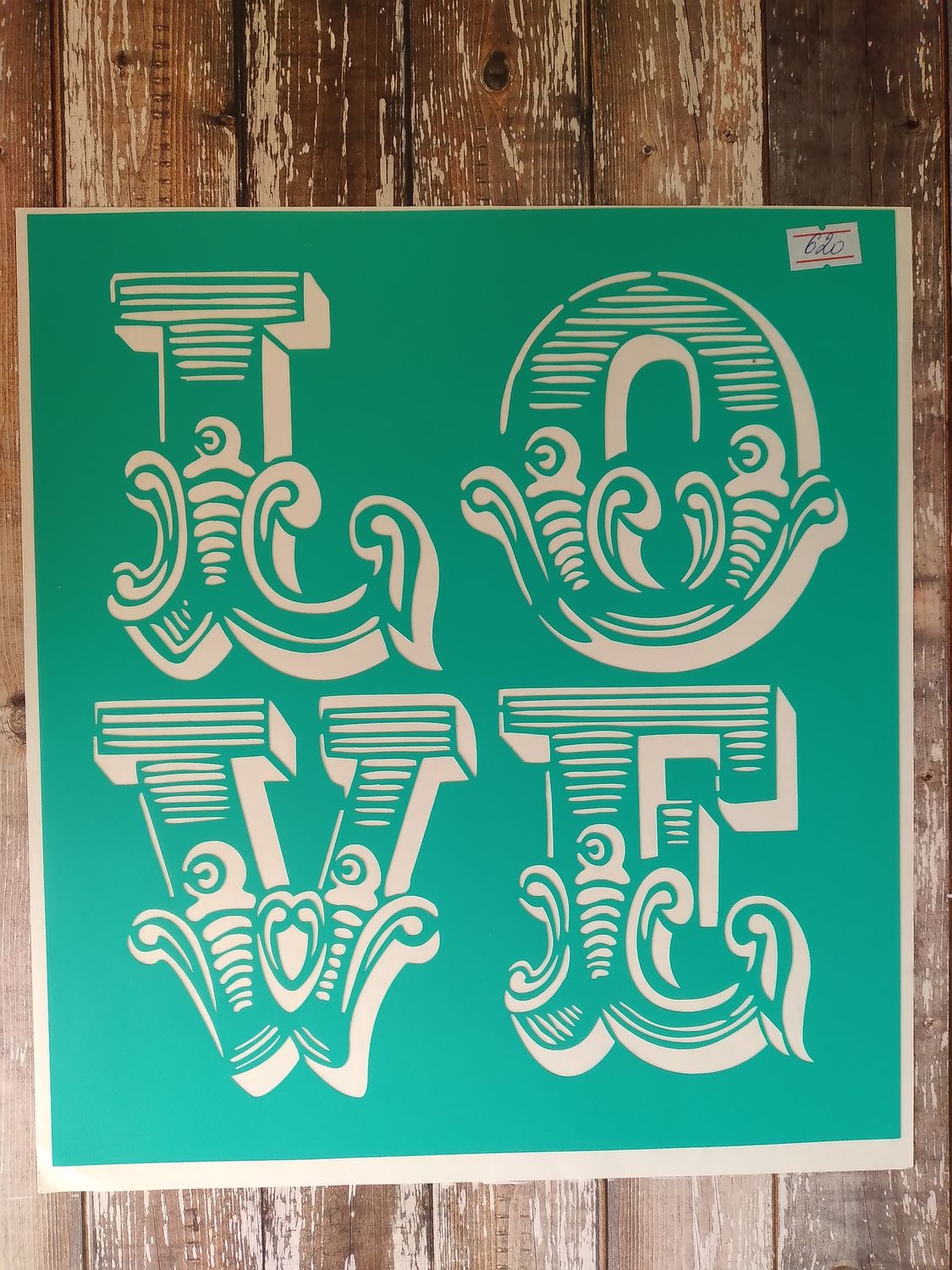 трафарет на клеевой основе арт.189 25*27,5