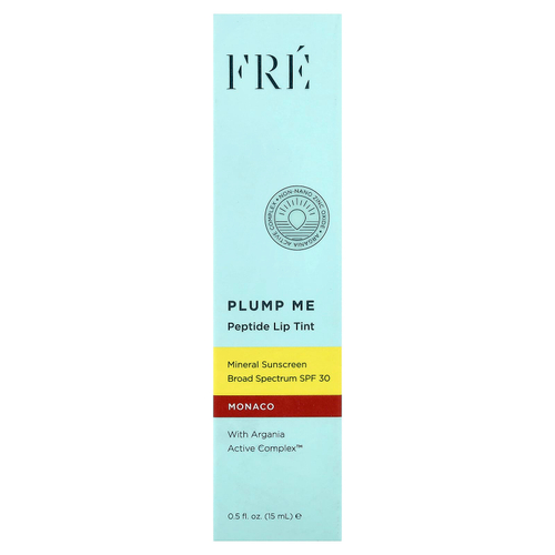 Fre, Plump Me, пептидный тинт для губ, SPF 30, Monaco, 15 мл (0,5 жидк. унции)