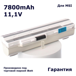Аккумулятор iBatt 7800mAh, для Wind U100 S12 U270 U135DX U120 U90 S12T U135 U210 U250 Wind12 U270-229 U270-605X U140 U200