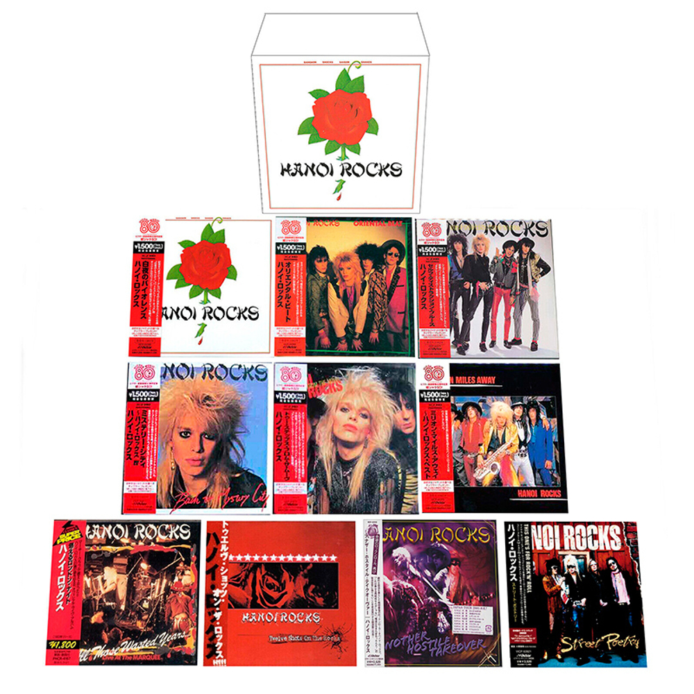 Комплект / Hanoi Rocks (6 Mini LP CD + 4 CD + Box)