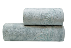 Полотенце 50х90 Garda Decor Лирика бирюзовое
