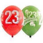 Шар (14"/36 см) Шелкография 23 Февраля 25 шт.