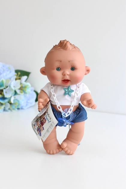 Ванильный пупс Marina&Pau Мальчик - 26 см