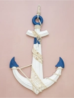 Декор для дома на стену "Якорь" 60*46 см