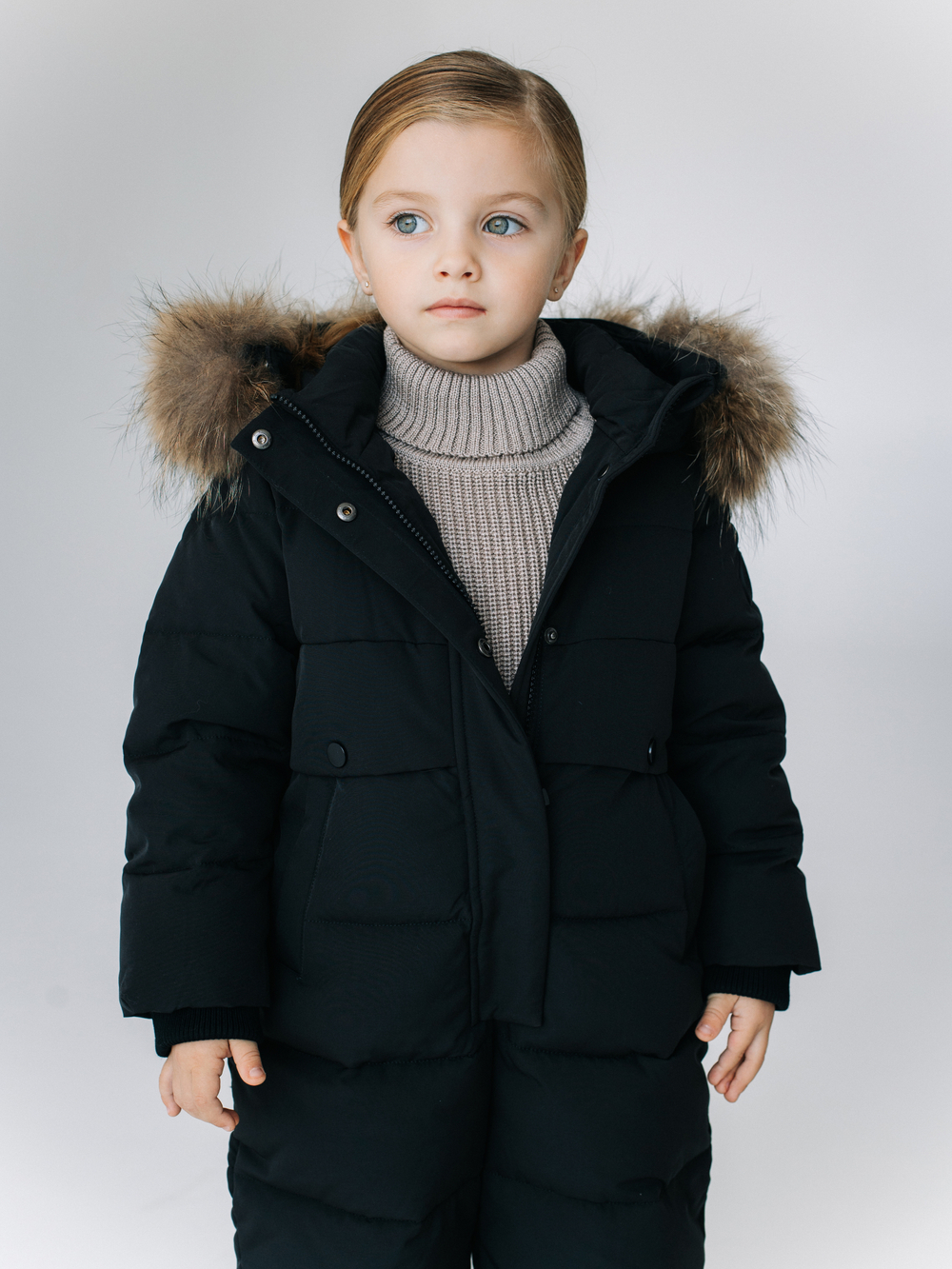 Комбинезон зимний, Черный