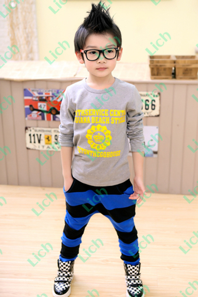 Брюки на кулиске в контрастную полоску с карманами