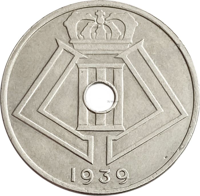 25 сантимов 1939 Бельгия (BELGIQUE - BELGIE)