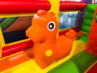 Коммерческий надувной батут «Попугайчики 2» 6*4*2,8 м