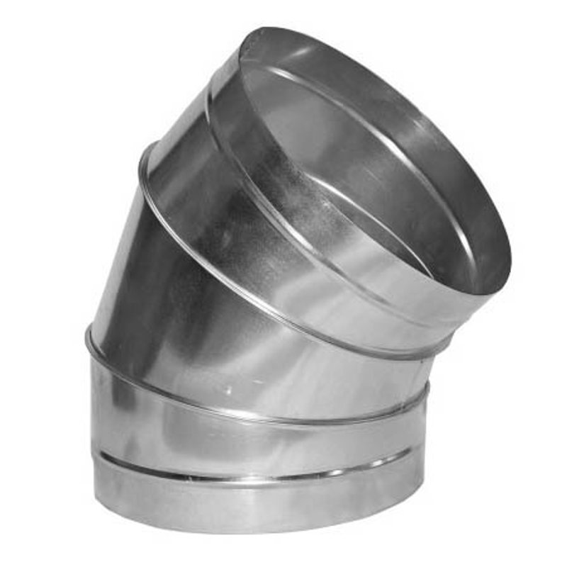 Отвод 45° d=150 оцинк. сталь