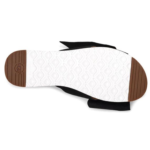 Ugg Butterfly Bow Slide 'Black White'