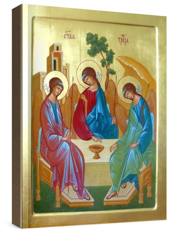 Троица (рукописная икона)