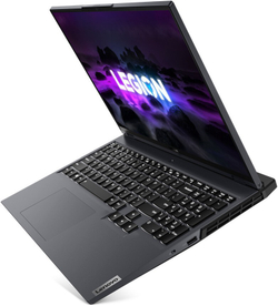 Ноутбук Lenovo Legion 5 Pro 16ACH6 (82JS0008RU) 16&quot;(2560x1600)IPS/ Ryzen 5-5600H(3.3ГГц)/ 16Гб/ 512Gb SSD/ GeForce RTX 3050 Ti 4Гб/ нет DVD/ Win10 / Серый