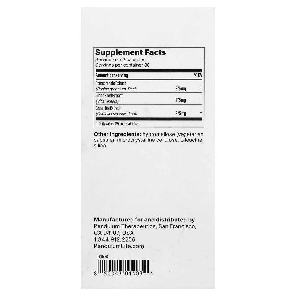 Pendulum, Polyphenol Booster, 60 капсул