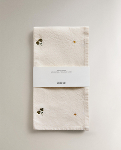 Zara Home кухонное полотенце из хлопка, вышивка, 70 50 см · 3291/026