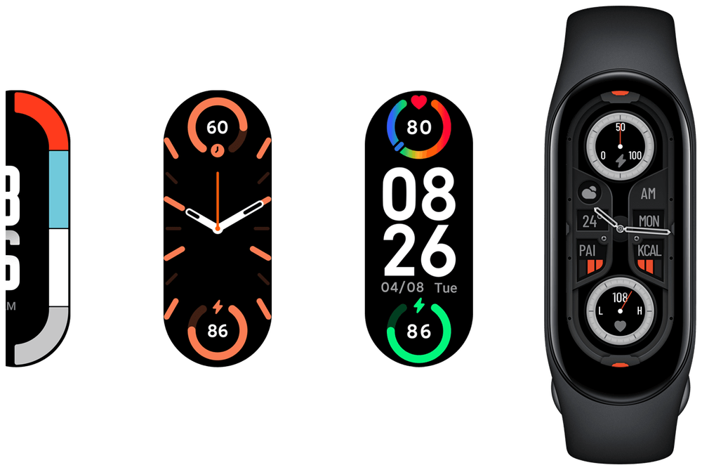 Умный браслет Xiaomi Smart Band 7 46 мм без NFC, черный