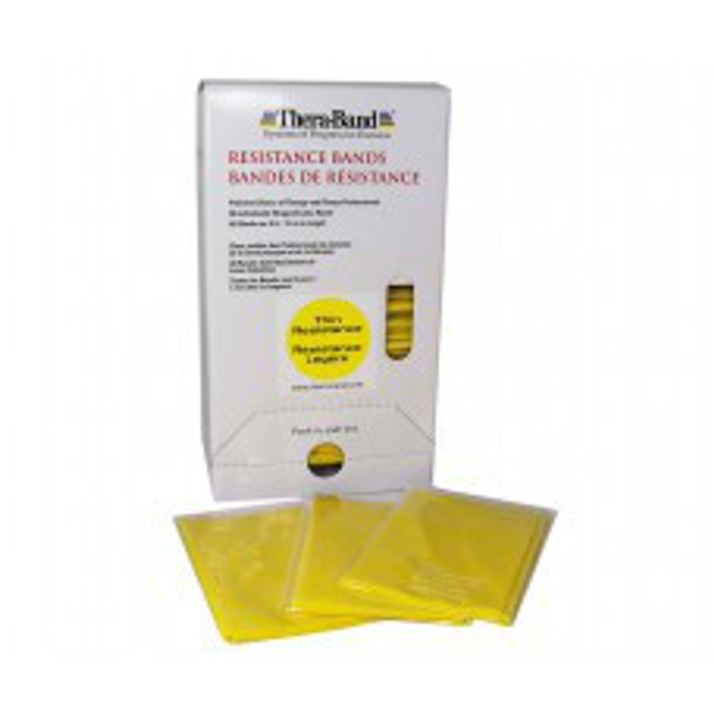 Thera-Band Лента-эспандер, в диспенсере, желтая тонкая, 1,50 м