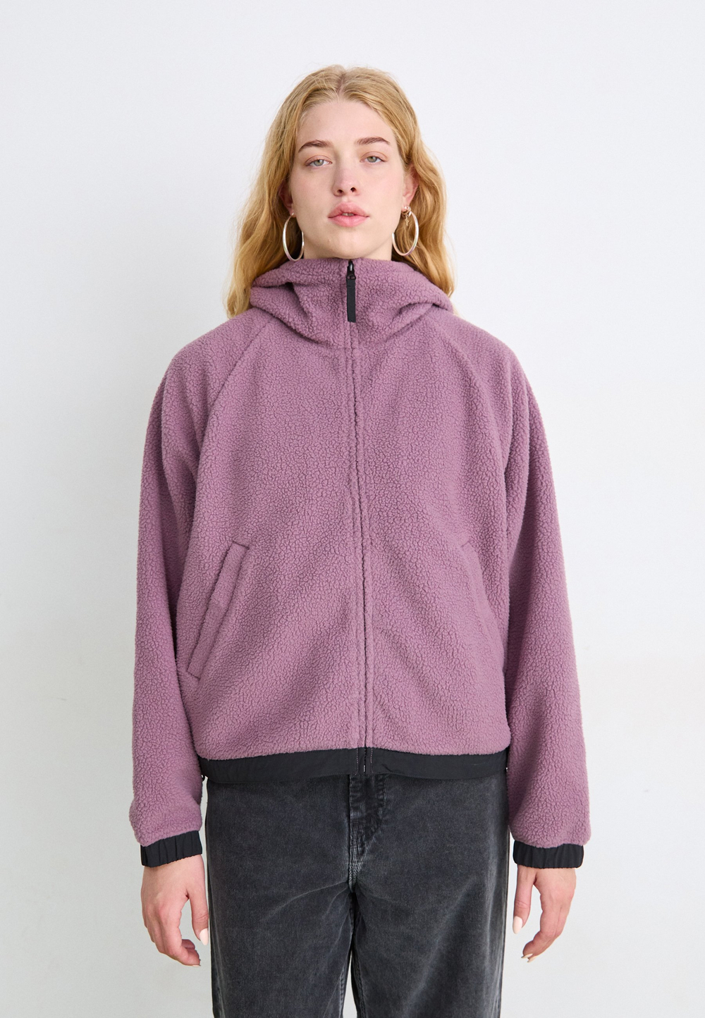 Carhartt WIP Флисовая куртка - Фиолетовый
