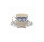 Чайная чашка с блюдцем Bitossi Home Blue Rose