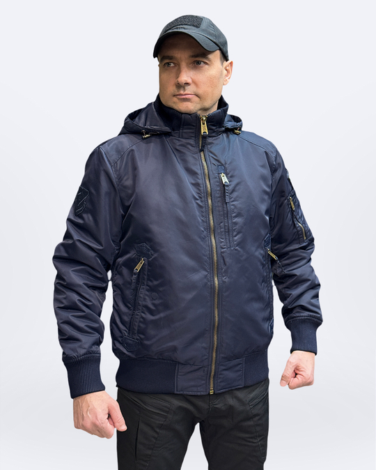 Куртка бомбер Corbona Деми Синий