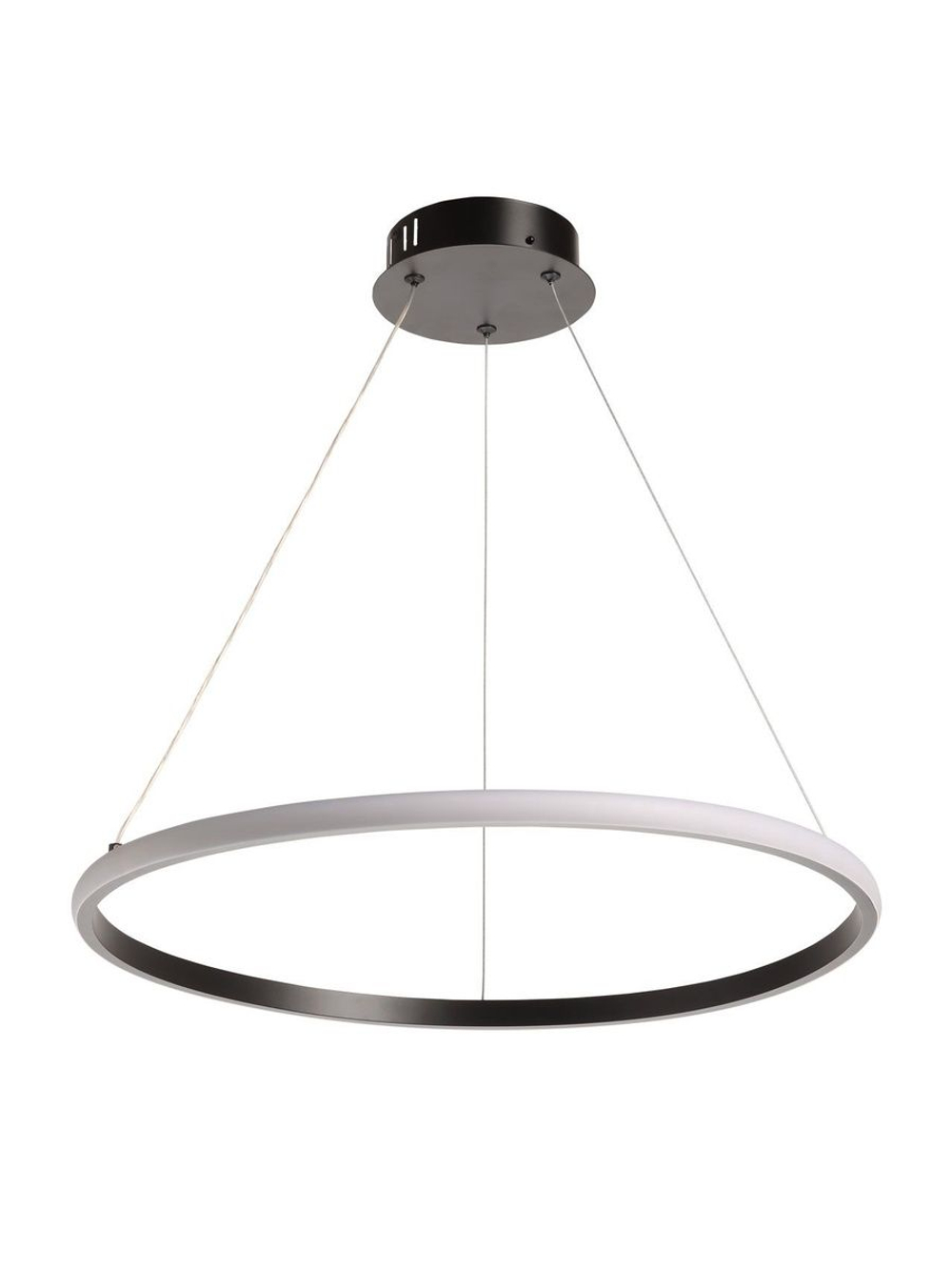 Люстра подвесная светодиодная De City Оскар, 50 Вт LED, 18 кв м, черная