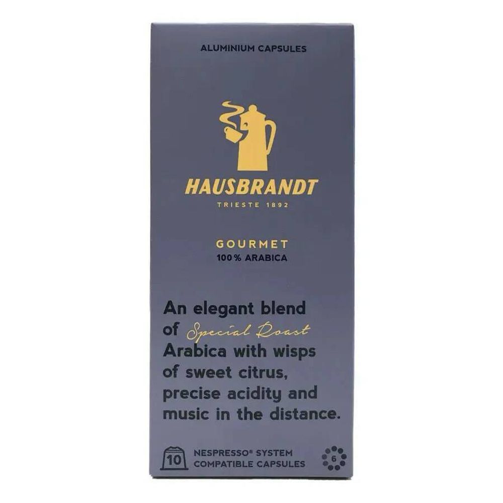 Кофе в капсулах Hausbrandt Gourmet Arabica, 4 упаковки по 10 шт