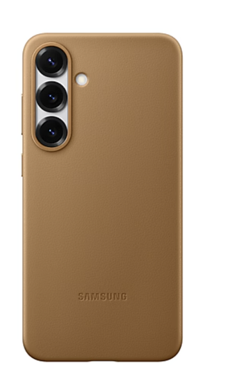 Чехол Kindsuit ( кожа) для Galaxy S25 , коричневый