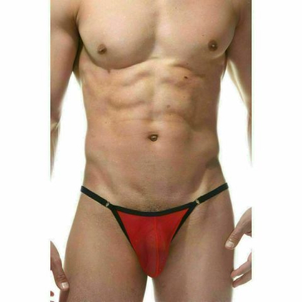 Мужские трусы танга красные Don Moris DM111885
