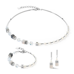 Серьги-пусеты Coeur de Lion Grey-Silver 1122/21-1217
