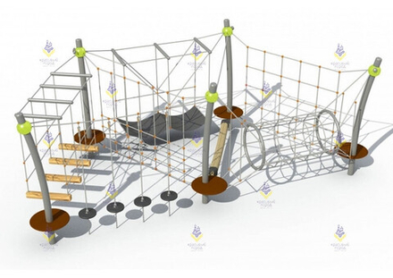 Канатный комплекс Головоломка мини