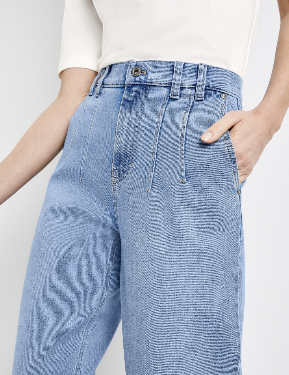 Джинсы Wide Leg из хлопка