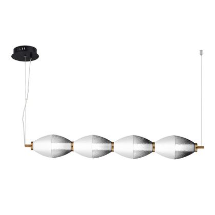 Светильник подвесной ST-Luce Черный/Белый, Дымчатый LED 1*28W ICE sl6130.403.24