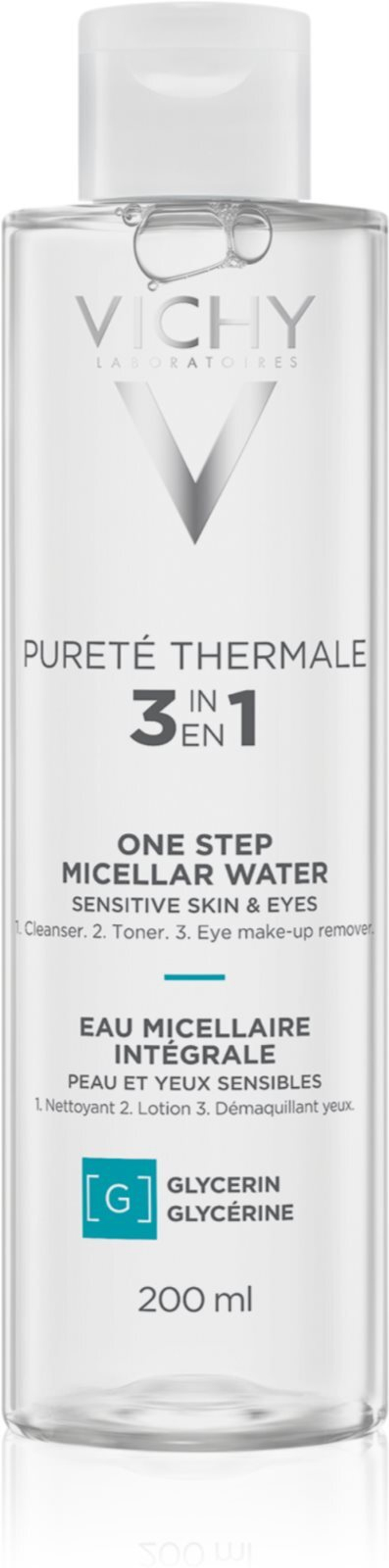 Vichy Purete Thermale - минеральная мицеллярная вода для чувствительной кожи /   200  ml  / GTIN 3337875674942