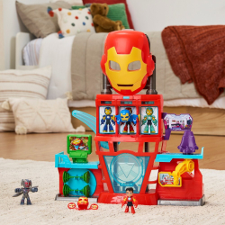 Hasbro Железный человек и суперкоманда - Железная четверка База супергероев свет и звук G1259