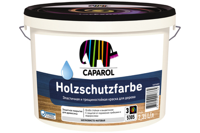 Антисептик Caparol Holzschutzfarbe кроющий база 3 (2,35л)